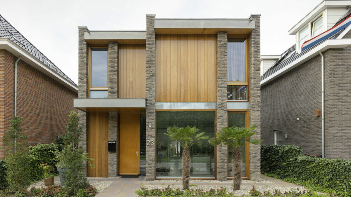 exterieur modern woonhuis nassaupark door engel architect