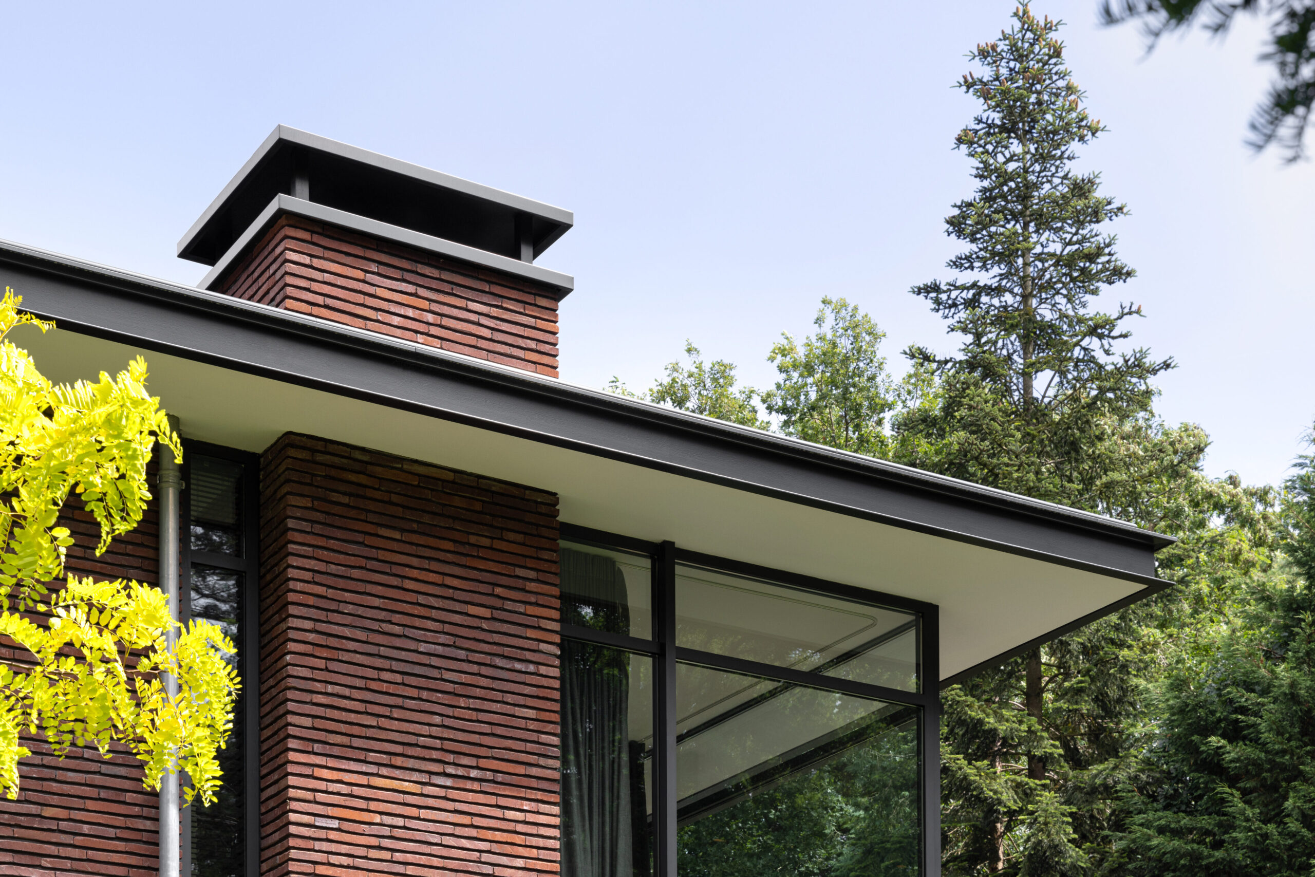 Woning met plat dak