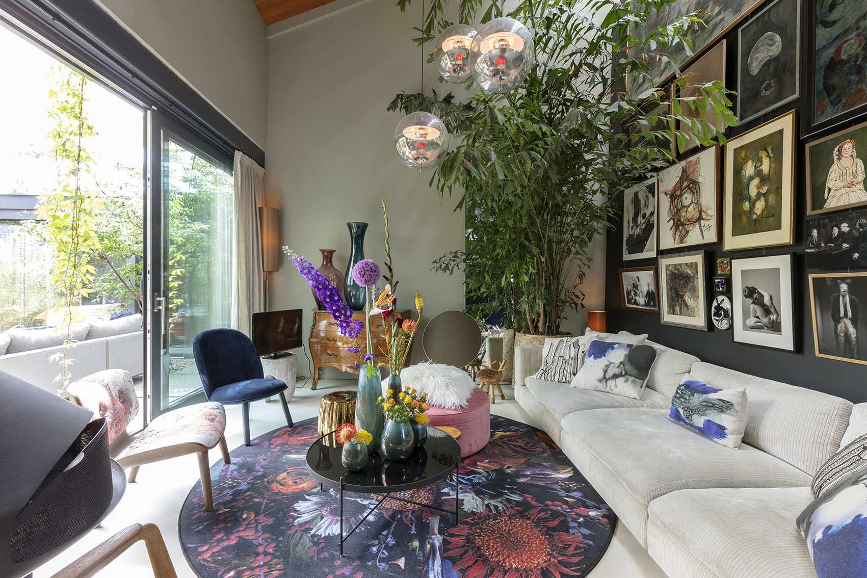 Ecletisch interieur