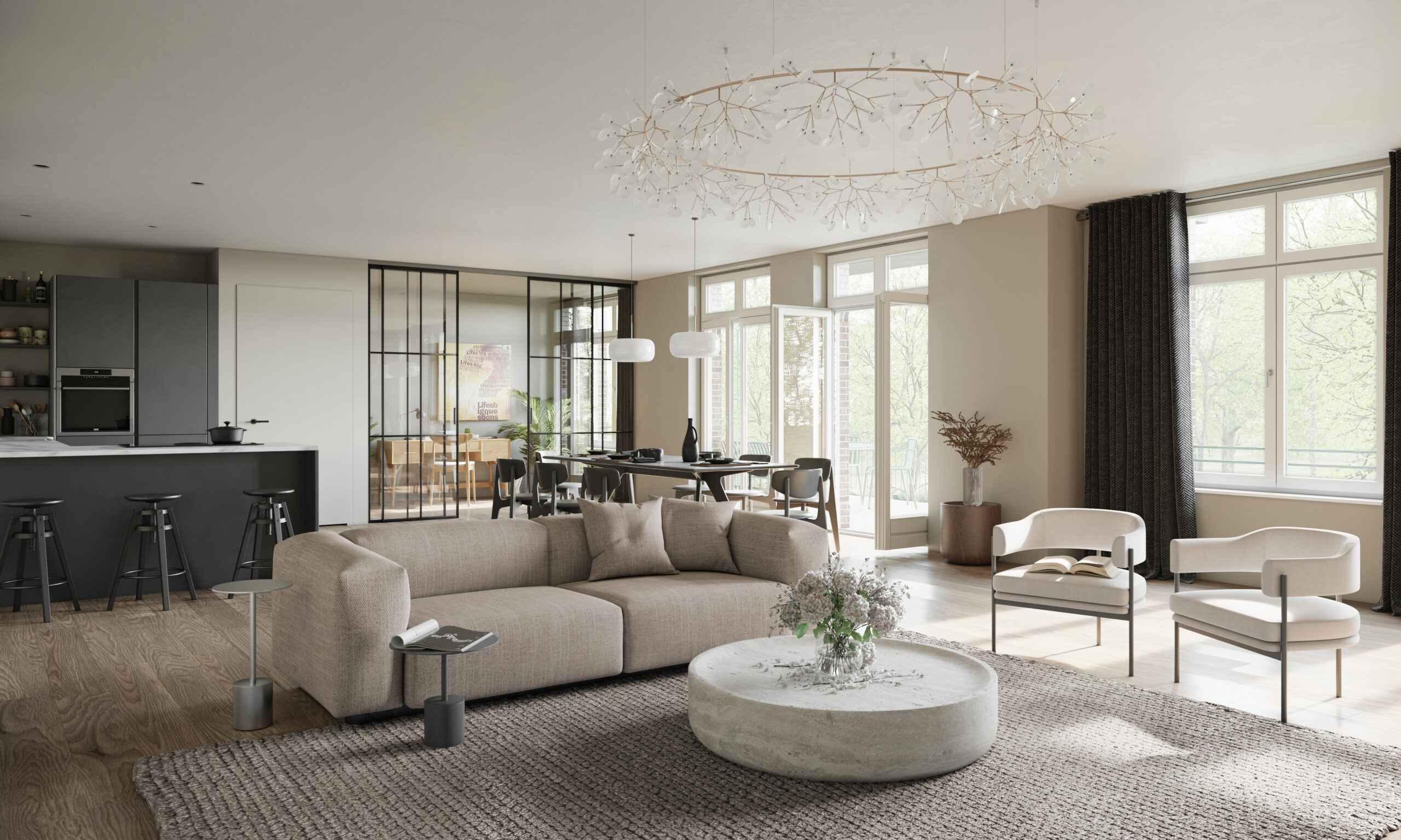 Modern woonappartement