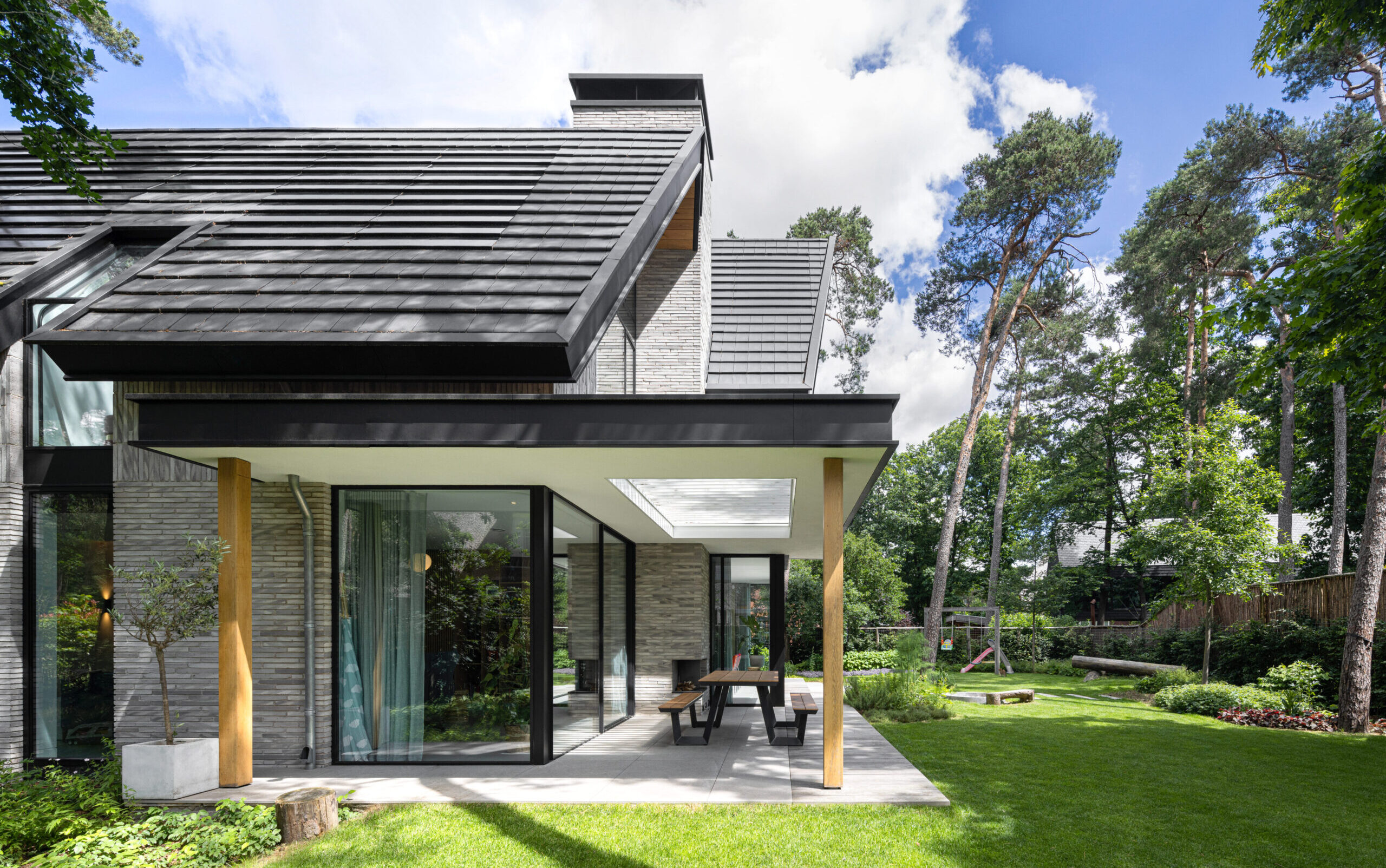 Moderne woning bouwen