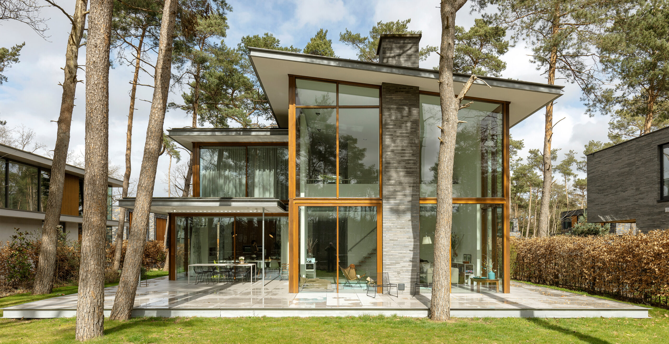 Architect luxe villa 1 Moderne villa Kerckebosch Achtergevel