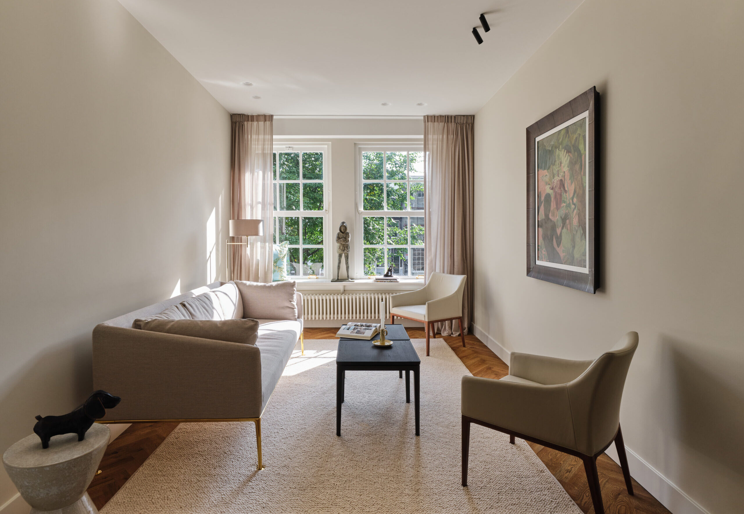 Historisch grachtenpand interieur