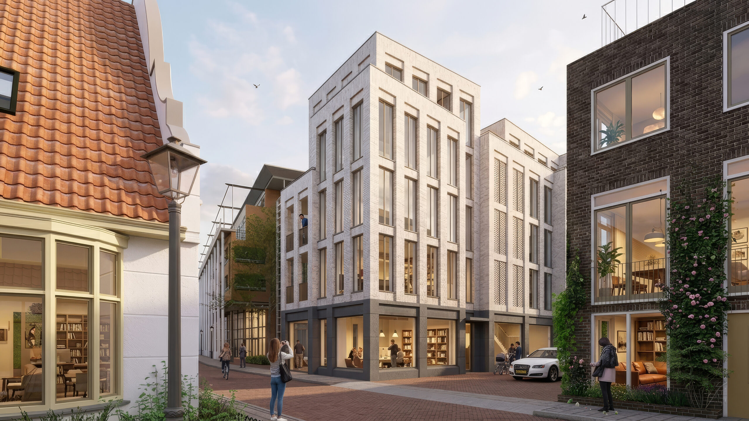 ZORGVULDIG INGEPAST IN HET CENTRUM