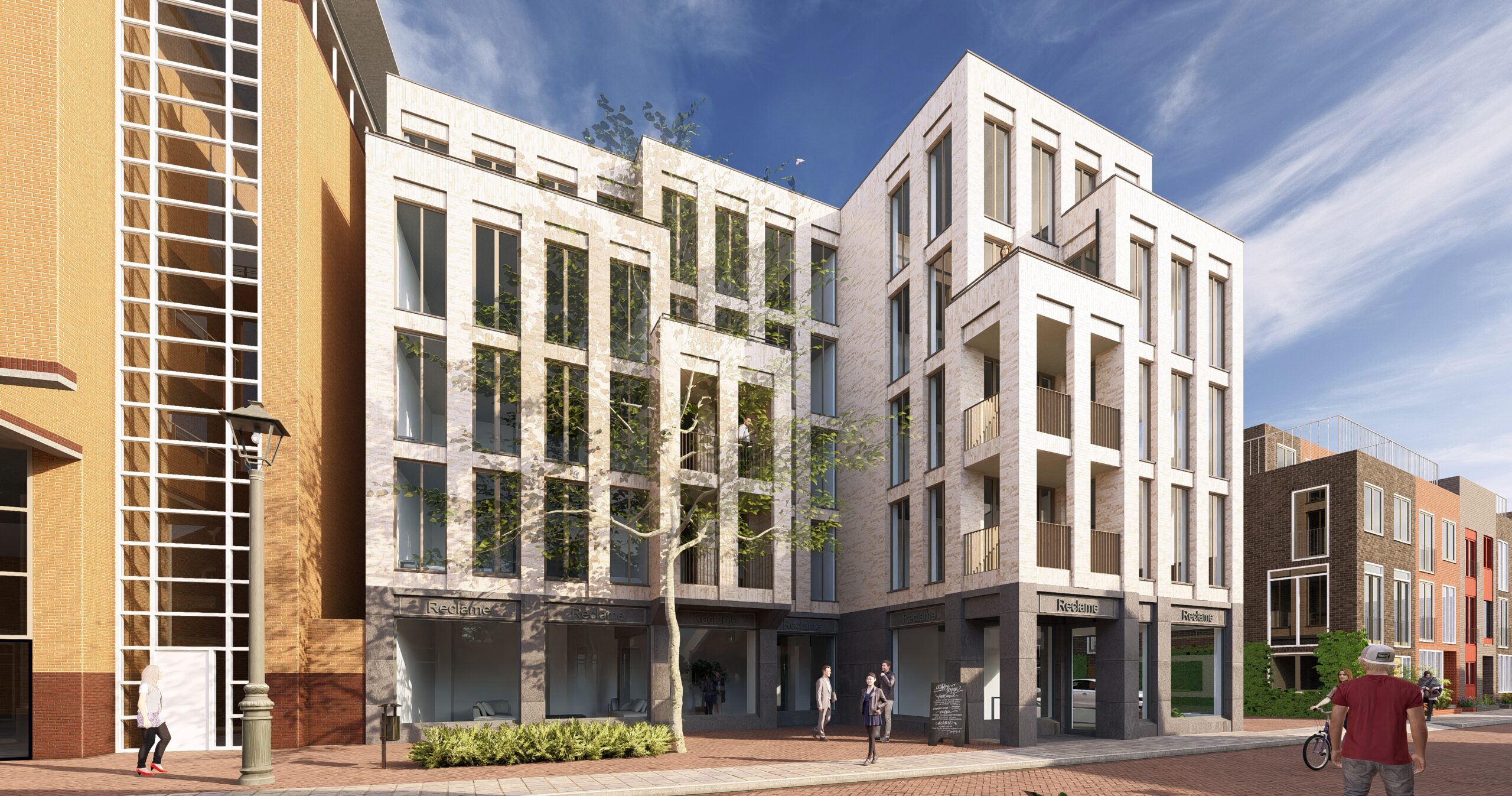 Kleinschalig modern appartementencomplex in Hilversum