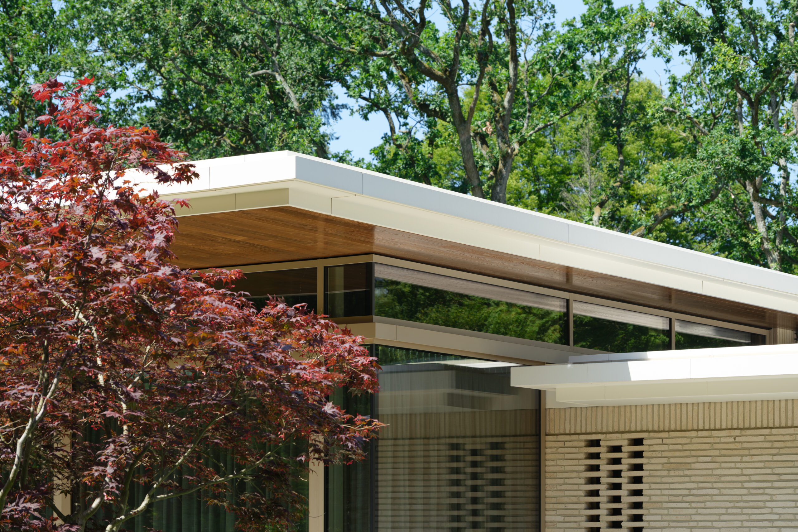 Lichtstraat moderne bungalow